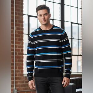 Take 50% OFF- Aeropostale Stripe Men’s Crew Neck Sweater, Size-L